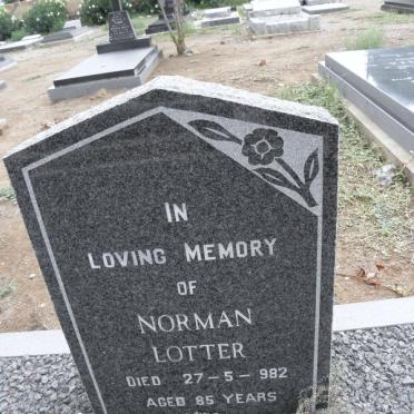 LOTTER Norman -1982