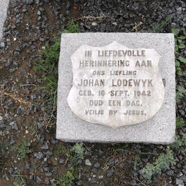LODEWYK Johan -1942