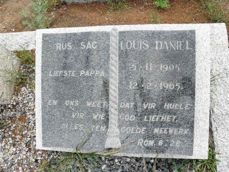 PIENAAR Louis Daniel 1905-1965