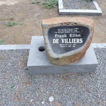 VILLIERS Frank Elliot, de 1959-1998