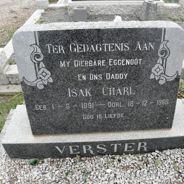 VERSTER Isak Charl 1891-1968