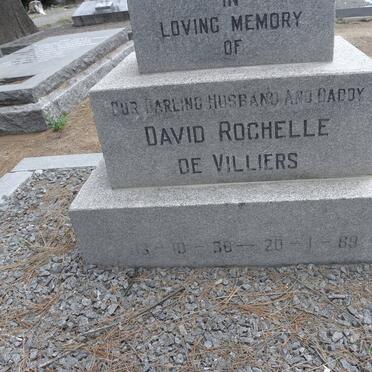 VILLIERS David Rochelle, de 1936-1989