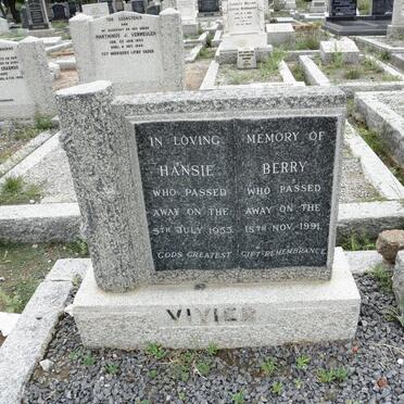 VIVIER Hansie -1953 &amp; Berry -1991