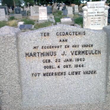 VERMEULEN Marthinus J. 1863-1944