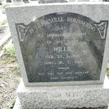 WYK Willie, van 1918-1957 