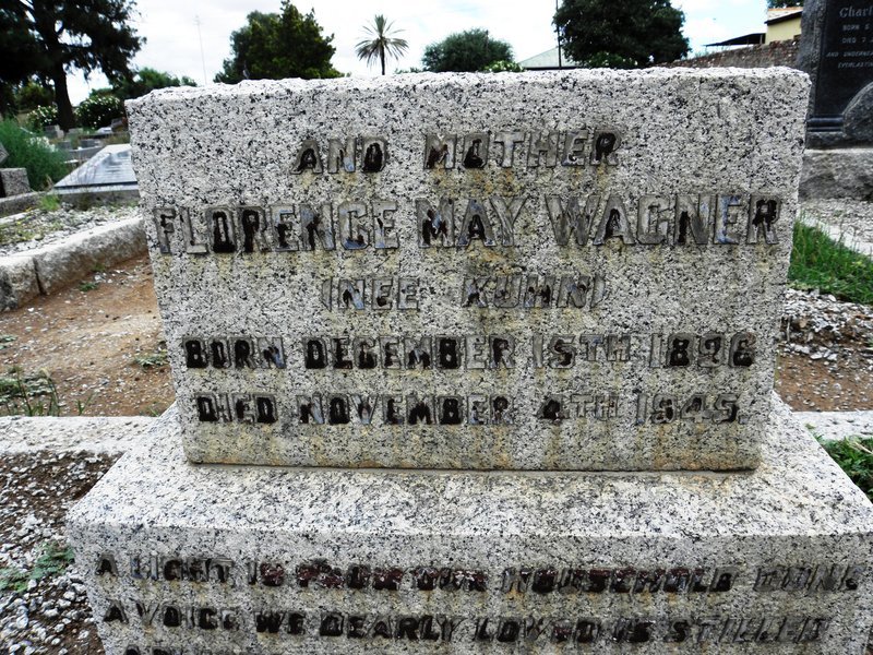 WAGNER Florence May nee KUHN 1896-1945