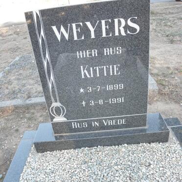 WEYERS Kittie 1899-1991