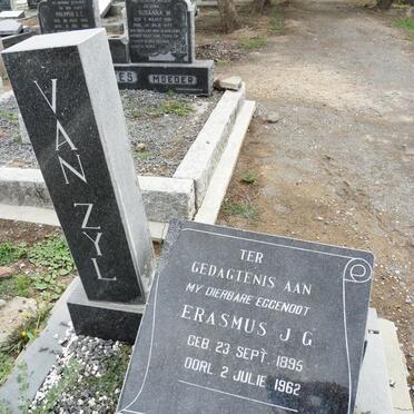 ZYL Erasmus J.G., van 1895-1962 