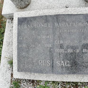 ? Lukas Daniel 1887-1961 &amp; Maria Cathrina SWANEPOEL 1889-1948