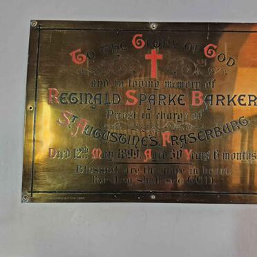 BARKER Reginald Sparke -1899