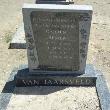 JAARSVELD Darren Renier, van 1970-1971