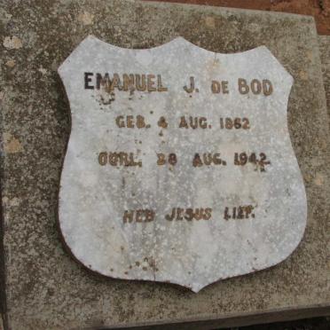 BOD Emanuel J., de 1862-1942