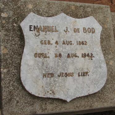 BOD Emanuel J., de 1862-1942
