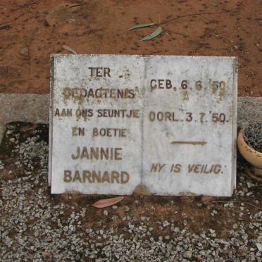 BARNARD Jannie 1950-1950