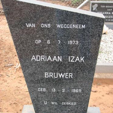 BRUWER Adriaan Izak 1969-1973