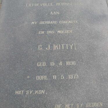 BREYTENBACH G.J. 1896-1979