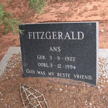 FITZGERALD Ans 1922-1994