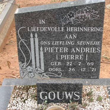 GOUWS Pieter Andries 1969-1971