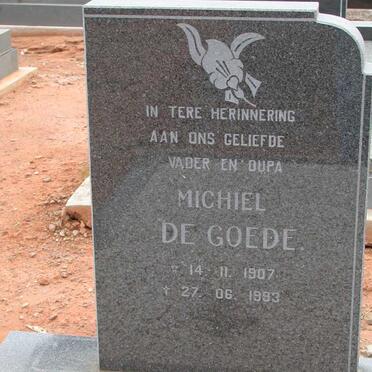 GOEDE Michiel, de 1907-1993