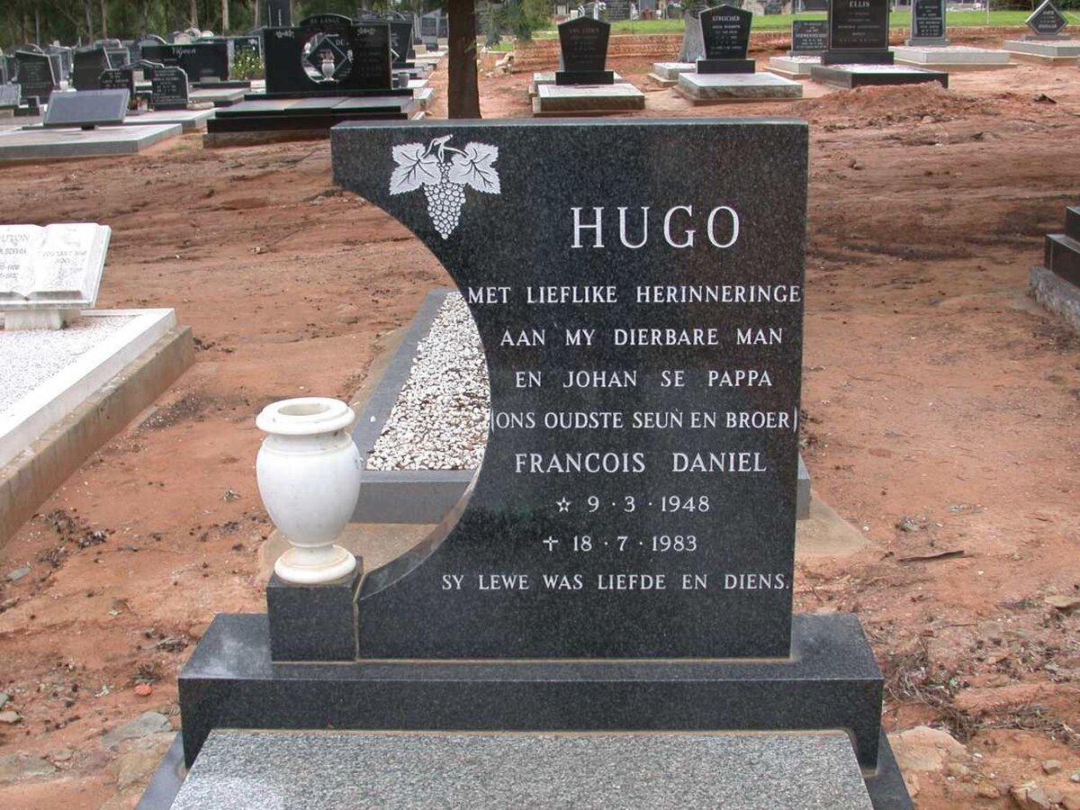 HUGO Francois Daniel 1948-1983