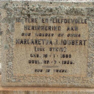 JOUBERT Margaretha nee STEYN 1880-1955