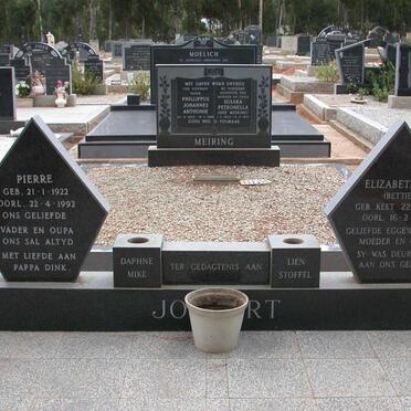 JOUBERT Pierre 1922-1992 &amp; Elizabeth J.C. 1913-1979