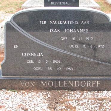 MOLLENDORFF Izak Johannes, von 1912-1975 &amp; Cornelia 1909-1983