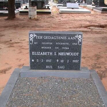NIEUWOUDT Elizabeth S. 1917-1987