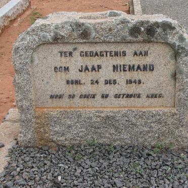 NIEMAND Jaap -1948