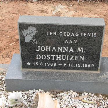 OOSTHUIZEN Johanna M. 1969-1969