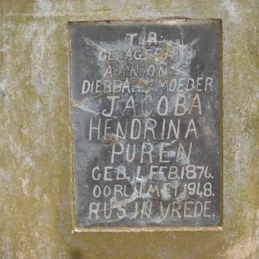 PUREN Jacoba Hendrina 1876-1948