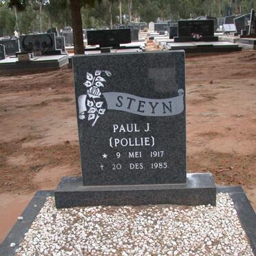 STEYN Paul J. 1917-1985