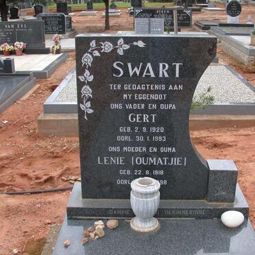 SWART Gert 1920-1993 &amp; Lenie 1918-1998