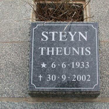 STEYN Theunis 1933-2002