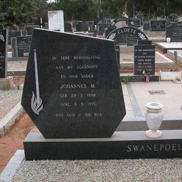 SWANEPOEL Johannes M. 1898-1976
