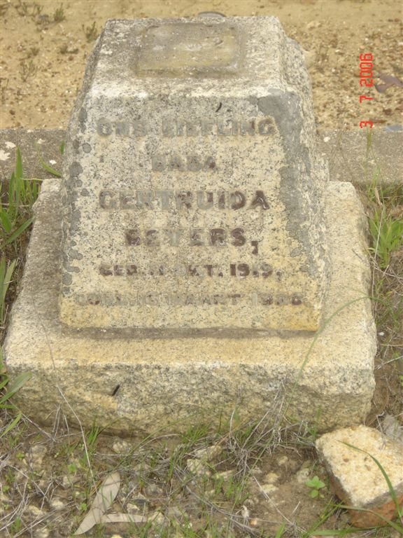 BEYERS Gertruida 1919-1926