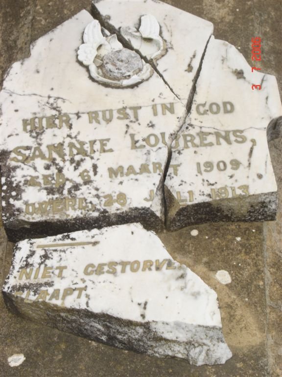 LOURENS Sannie 1909-1913