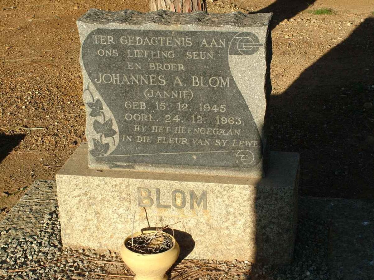 BLOM Johannes A. 1945-1963