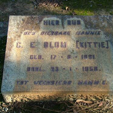 BLOM C.E. 1891-1958