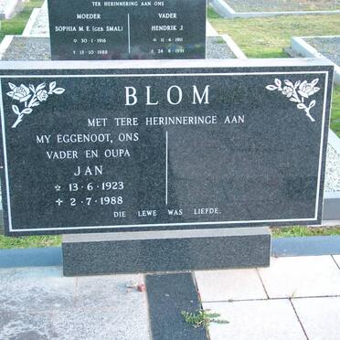 BLOM Jan 1923-1988