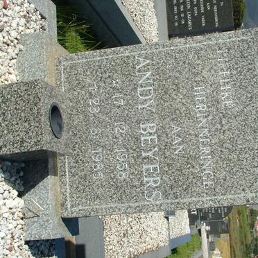 BEYERS Andy 1958-1985