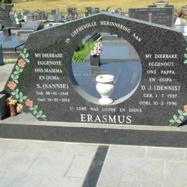 ERASMUS D.J. 1937-1996 &amp; S. 1940-2014