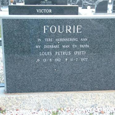 FOURIE Louis Petrus 1912-1977