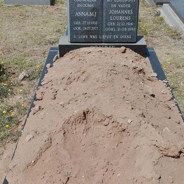 FOURIE Johannes Lourens 1916-1993 &amp; Anna M.J. 1920-2017