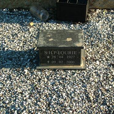 FOURIE S.H.P. 1927-2000