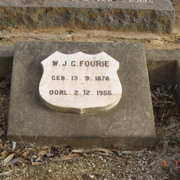 FOURIE W.J.G. 1878-1956