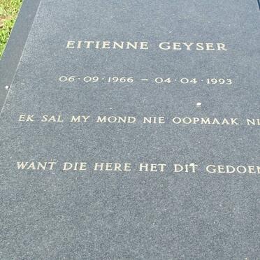 GEYSER Eitienne 1966-1993