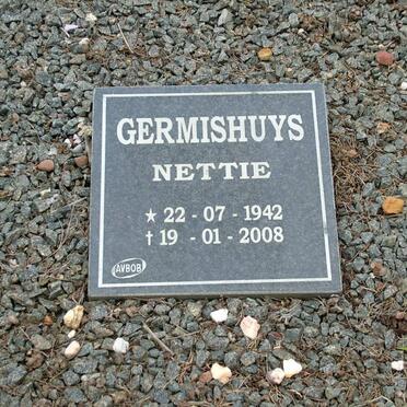 GERMISHUYS Nettie 1942-2008