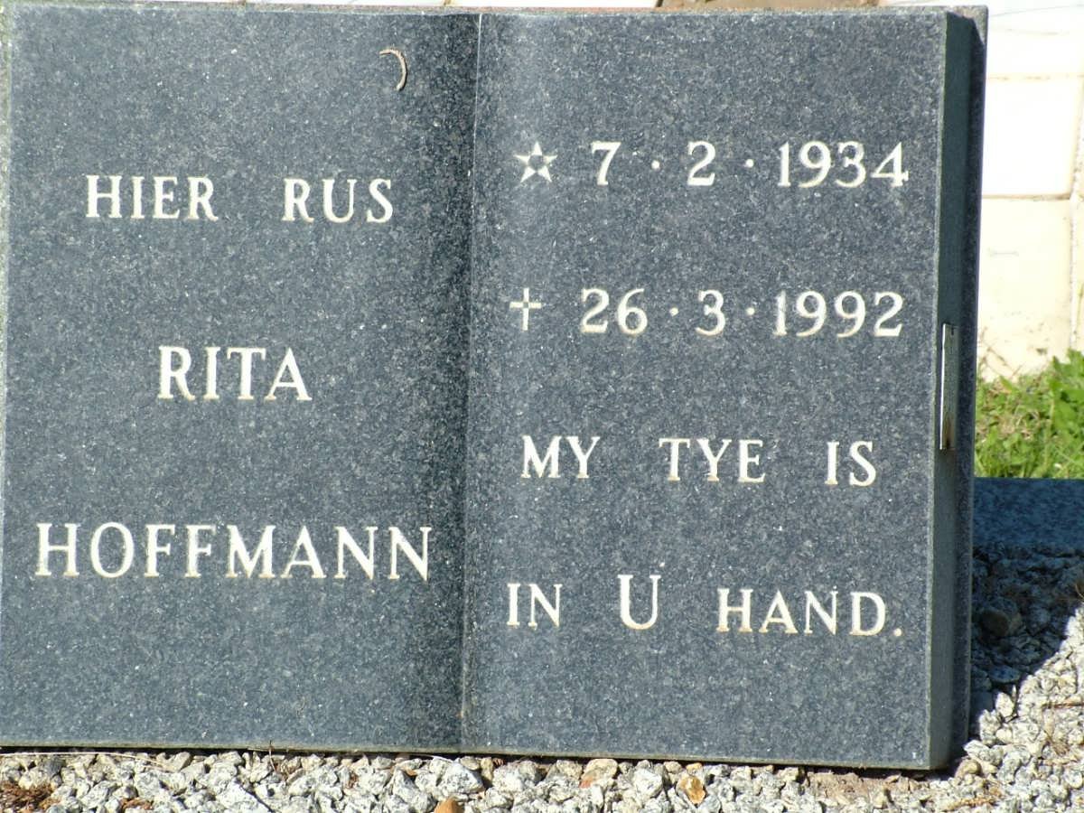 HOFFMANN Rita 1934-1992
