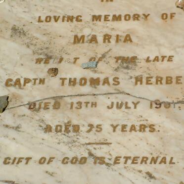 HERBERT Maria -190?